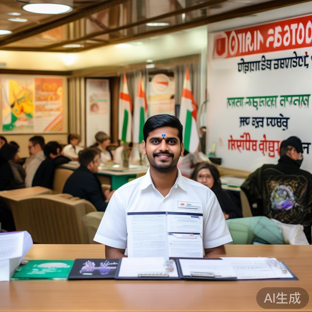 indian mission 签证