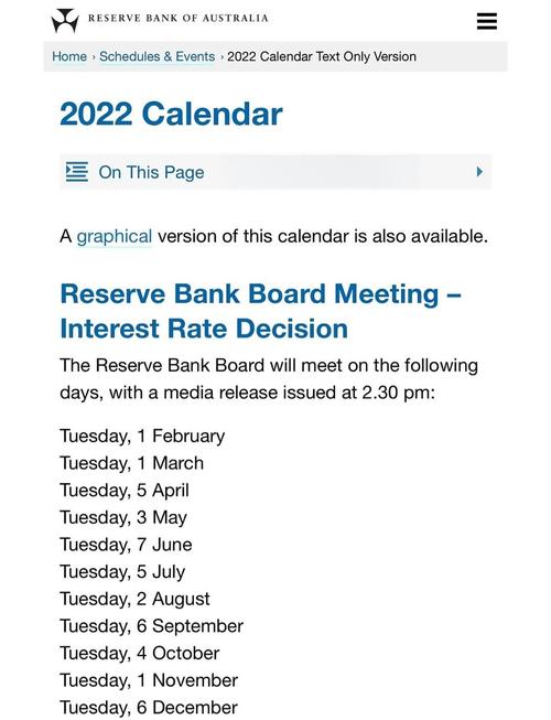 澳洲特有interest rate