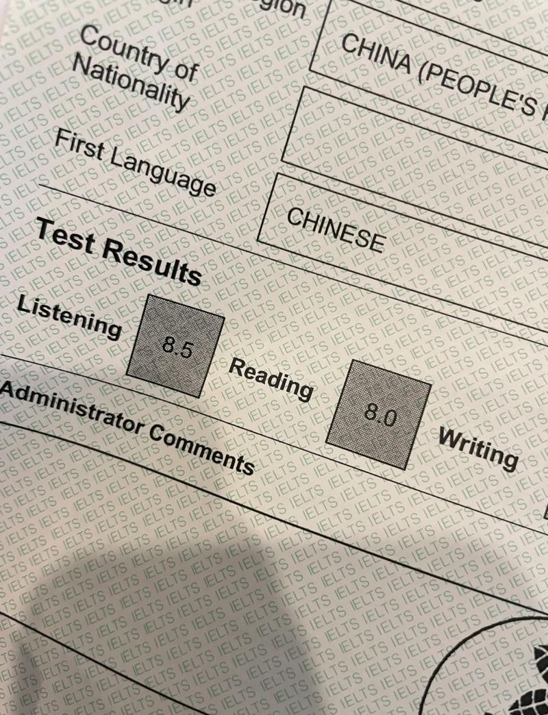 澳洲成绩consider pass