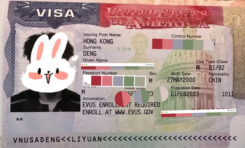 美国签证给黄条(221g)