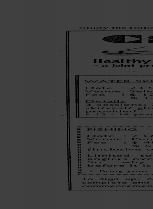 新加坡a水准试卷及答案