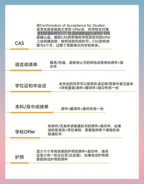 留学英国签证需要什么材料