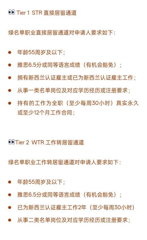 新西兰投资移民条件2025