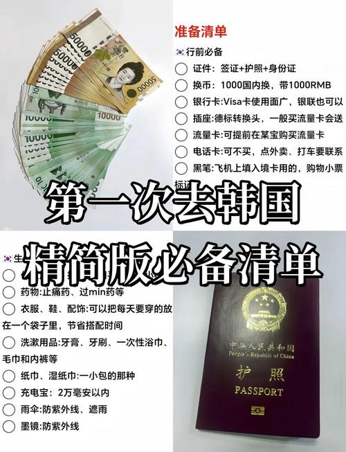 韩国探亲签证准备哪些材料