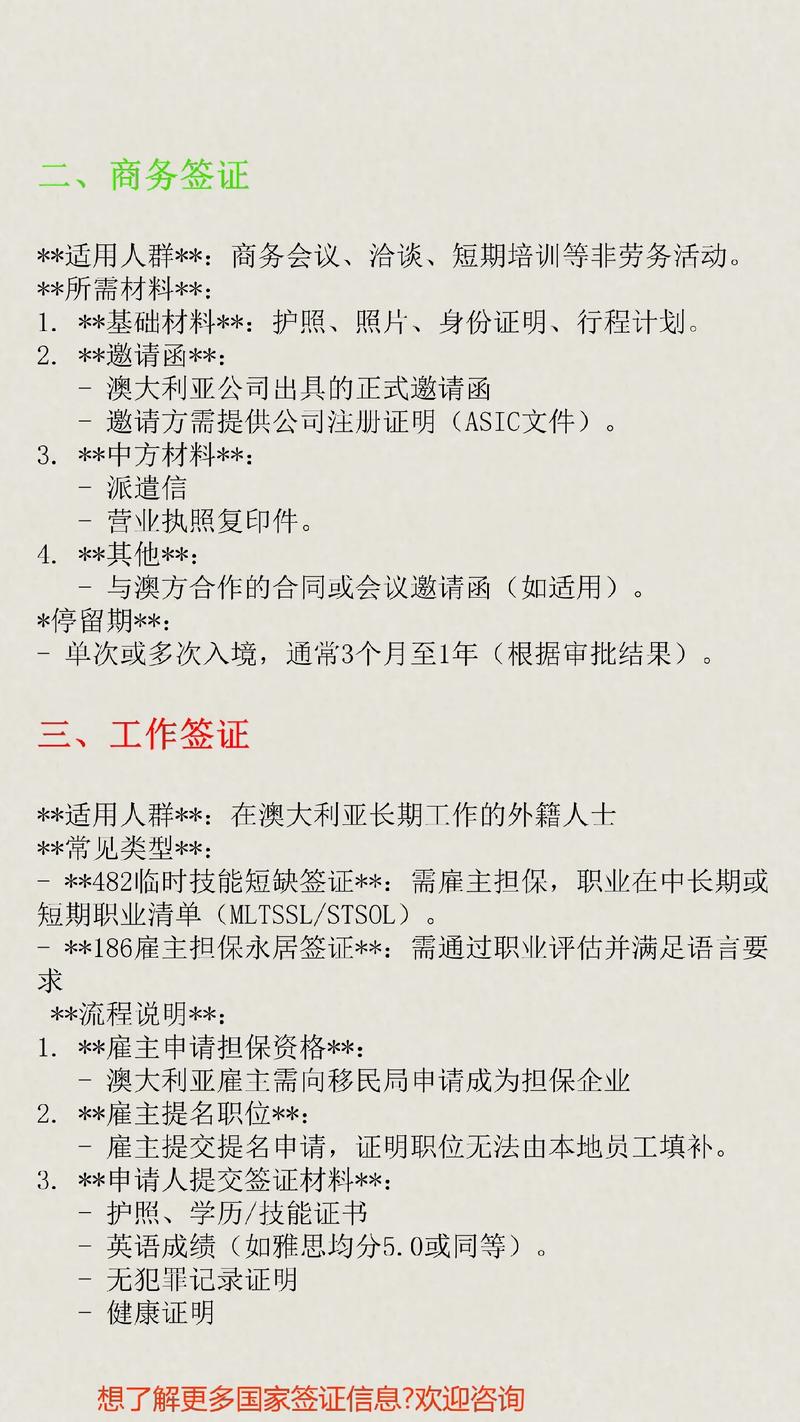 澳洲劳务签证需要什么条件