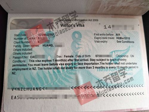 新西兰访问签证签过高吗