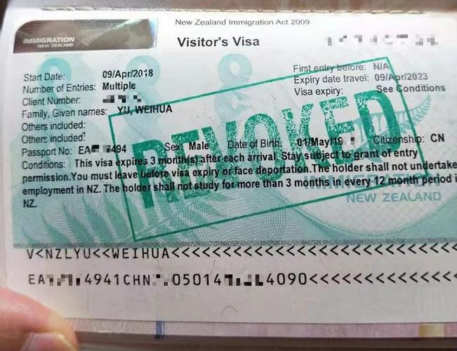 中信白金卡 新西兰签证