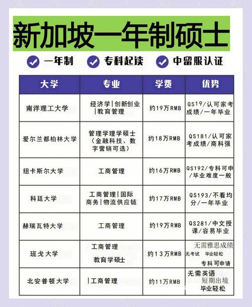 新加坡留学化学专业网申