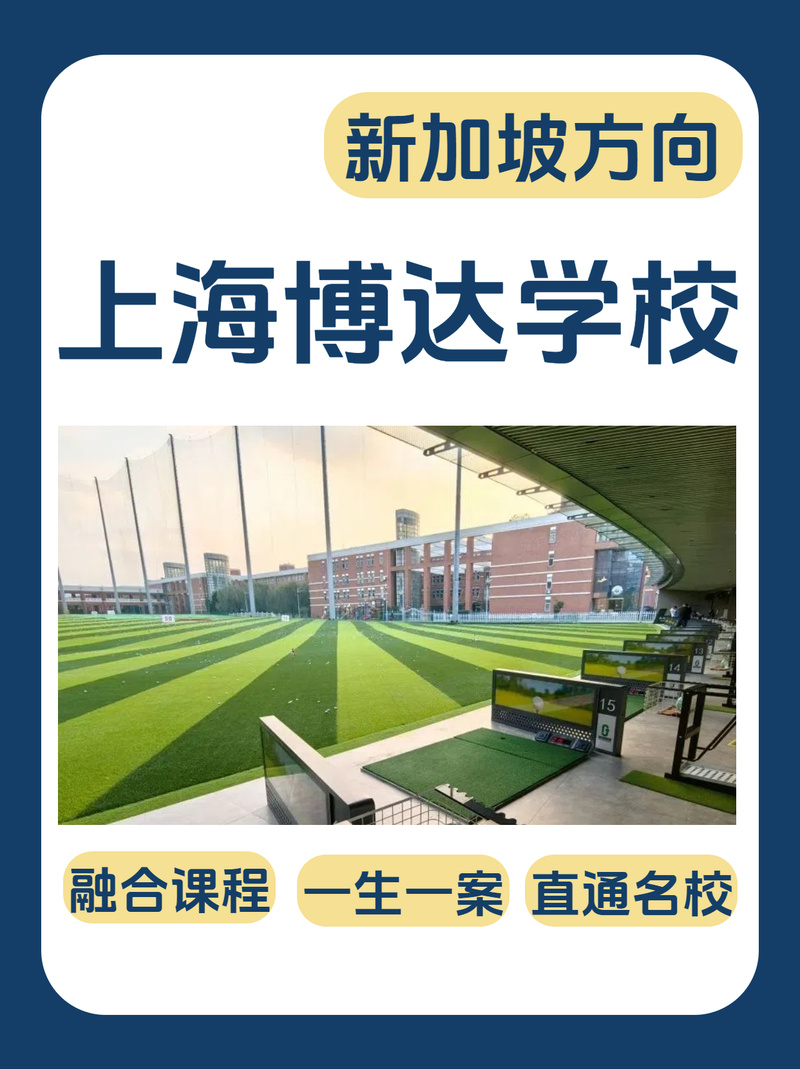 上海有新加坡课程的高中