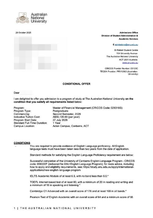 澳洲大学offer速度