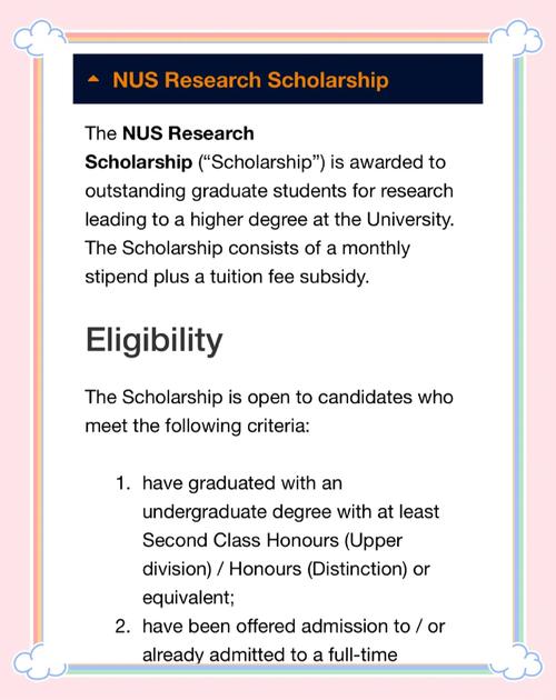 新加坡国立大学申请英语