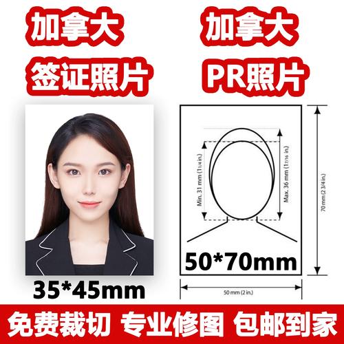 加拿大签证电子照片要求