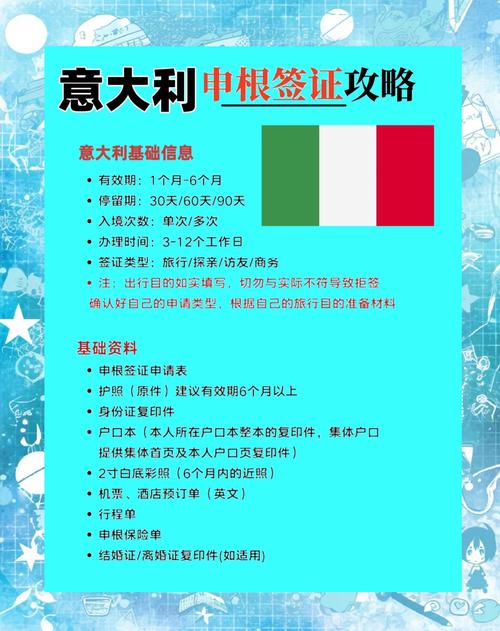 如何办理意大利旅游签证