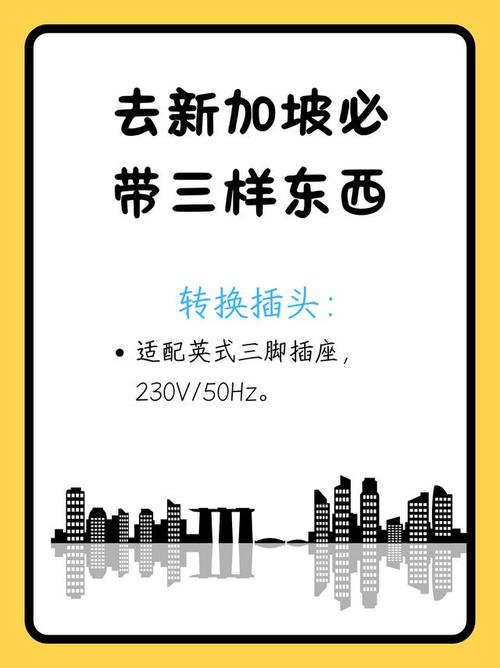 去新加坡留学要带的东西