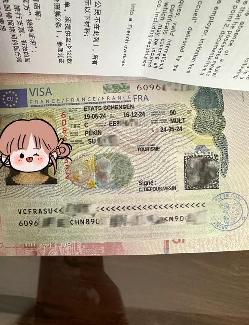 去法国旅游签证需要什么