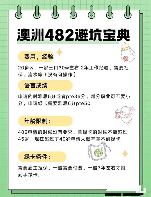 澳洲482签证申请条件