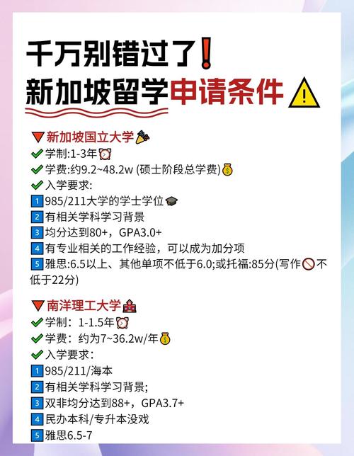 新加坡读研必须211吗