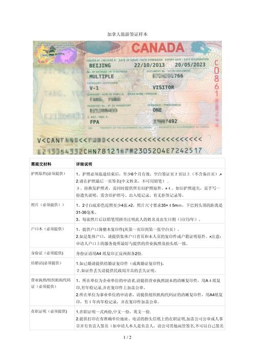 加拿大签证5257模板