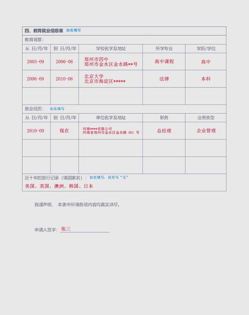 加拿大签证代理人信息表