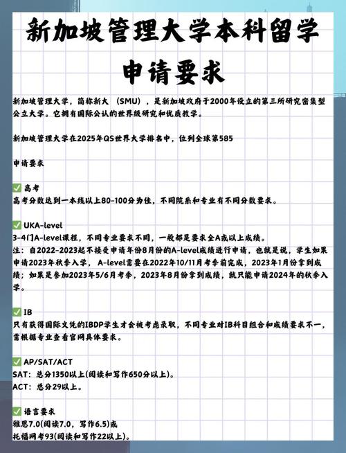 高考申请新加坡管理大学