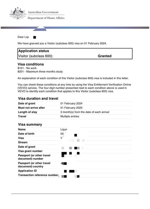 澳洲学生visa过期